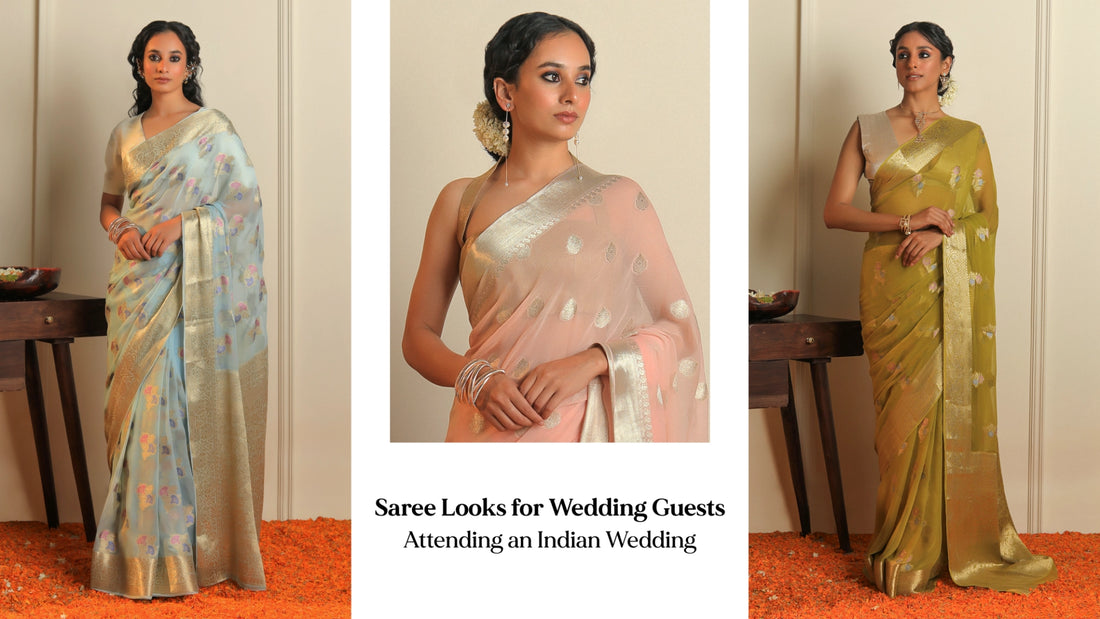 Saree Looks For Wedding Guests Attending An Indian Wedding