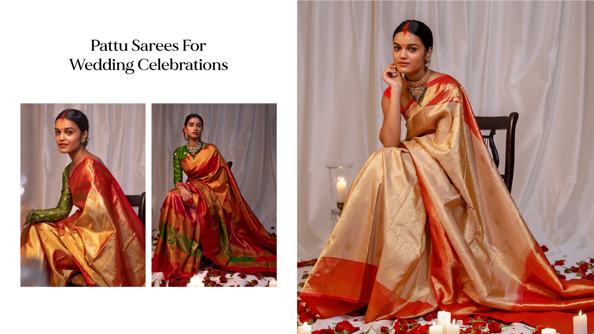 Drape A Pattu or Silk Saree in Style for Wedding and Special Occasions
