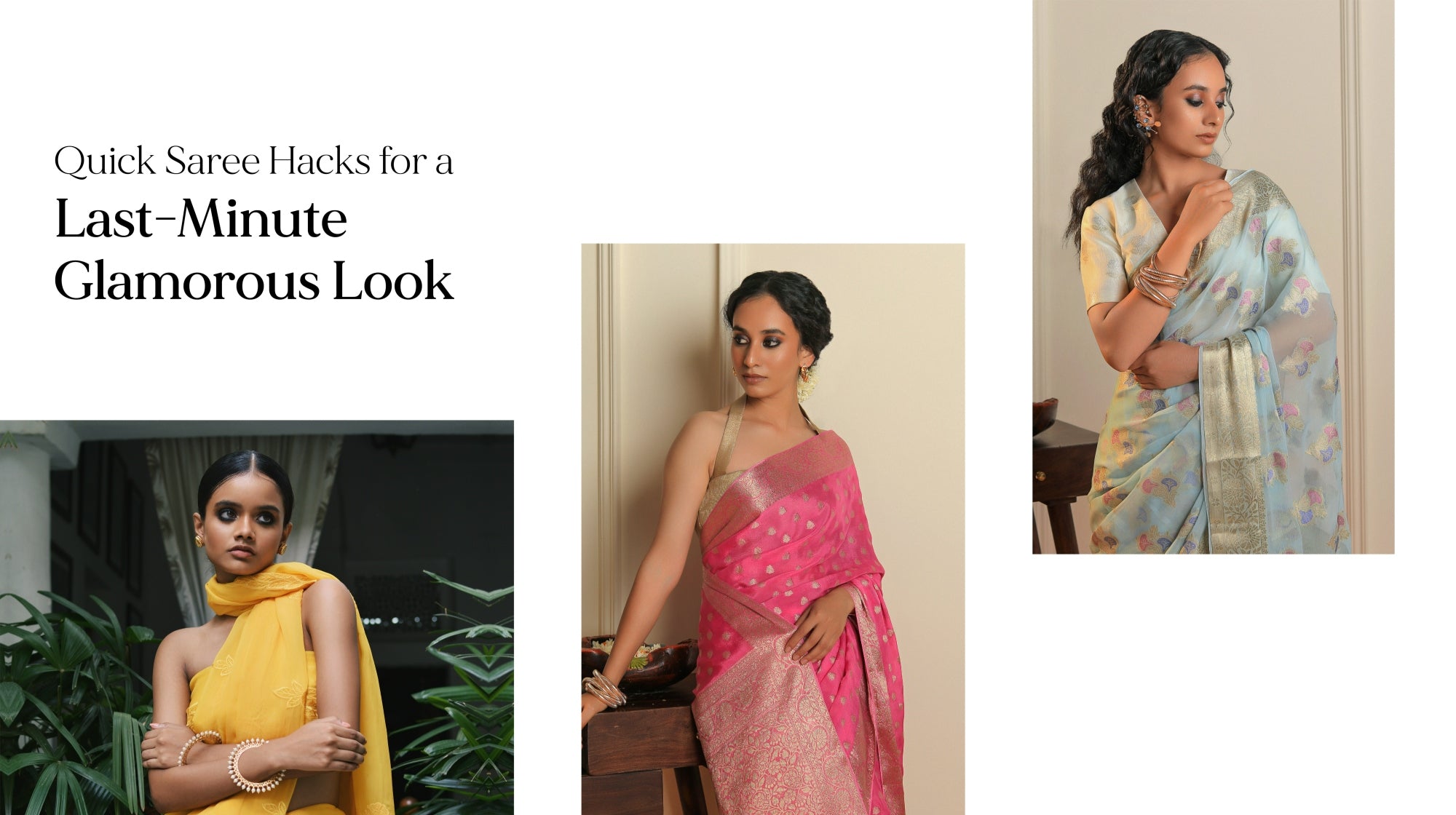 Quick Saree Styling Hacks For Glamorous Look