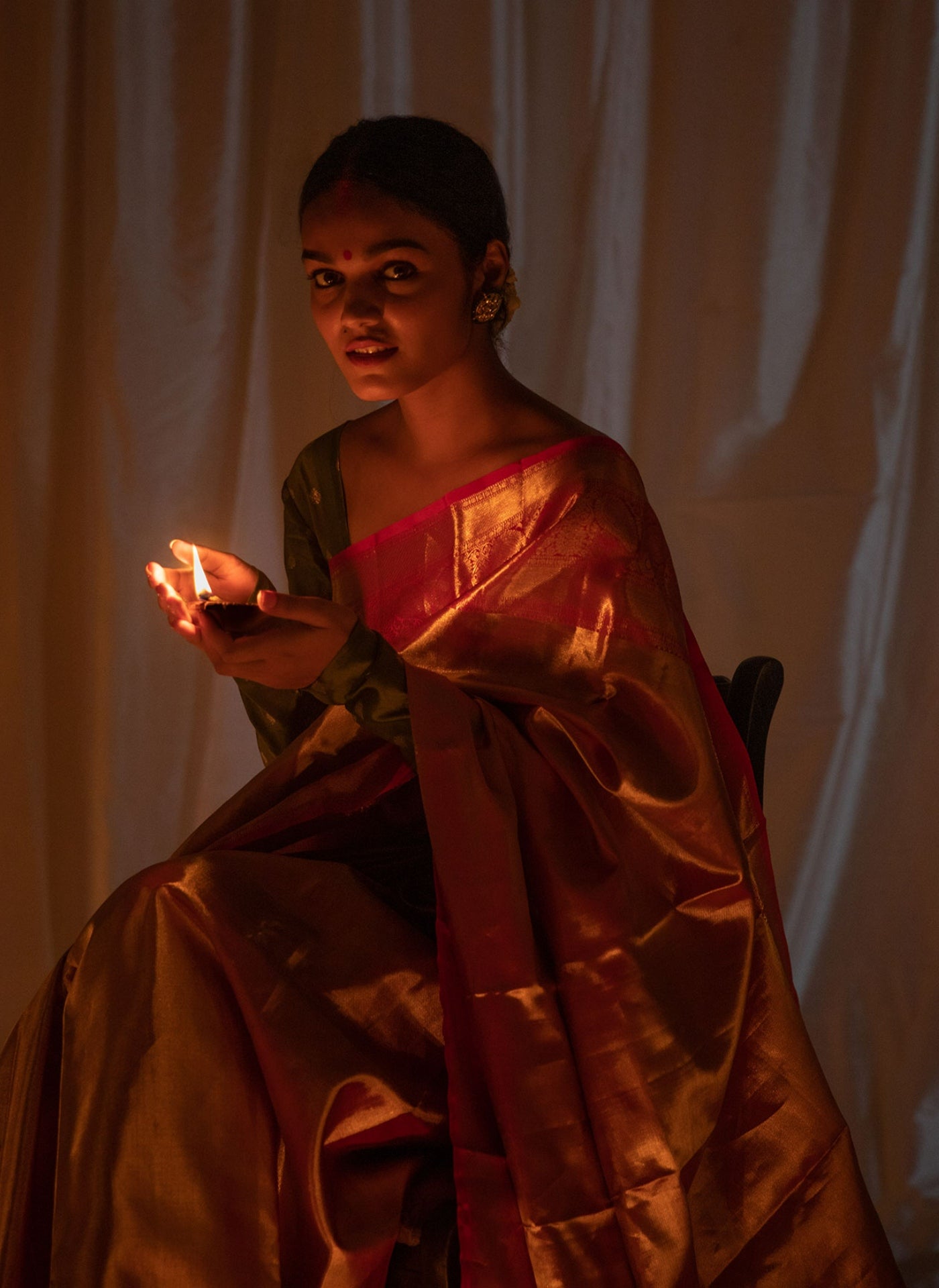 Silk Tissue Saree - Pajeb