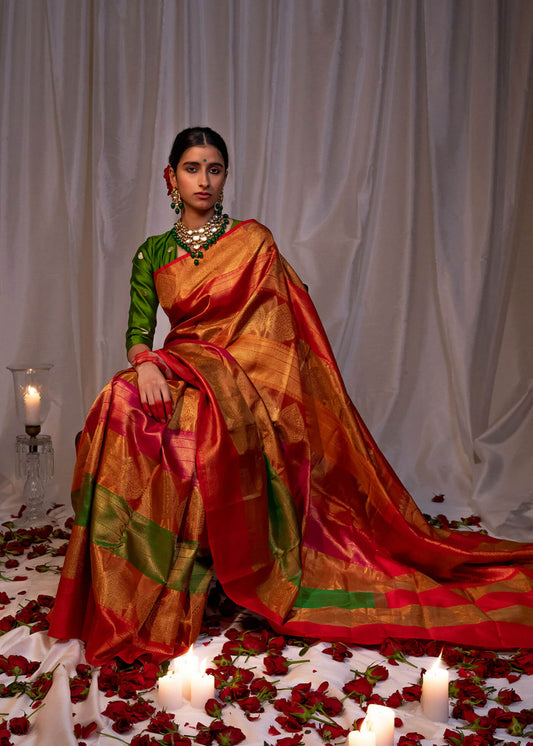 Kanchipuram SIlk Saree - Mahishi