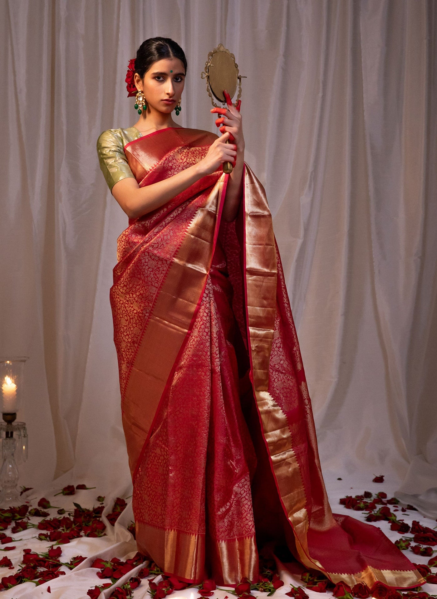 Kanchipuram Silk Saree - Gulaab