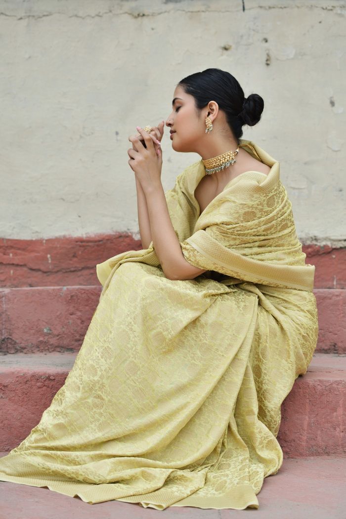 Georgette Brocade - Madhura
