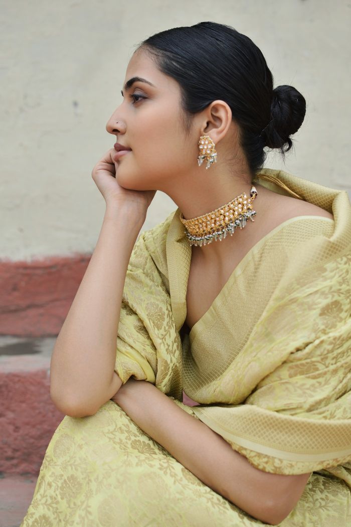 Georgette Brocade - Madhura