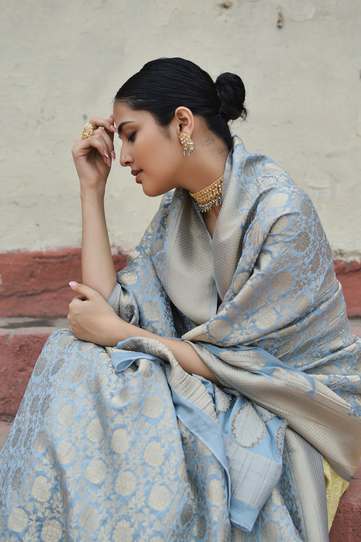 Georgette Brocade - Madhura