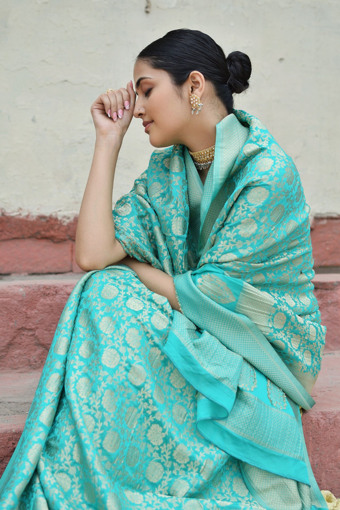 Georgette Brocade - Madhura