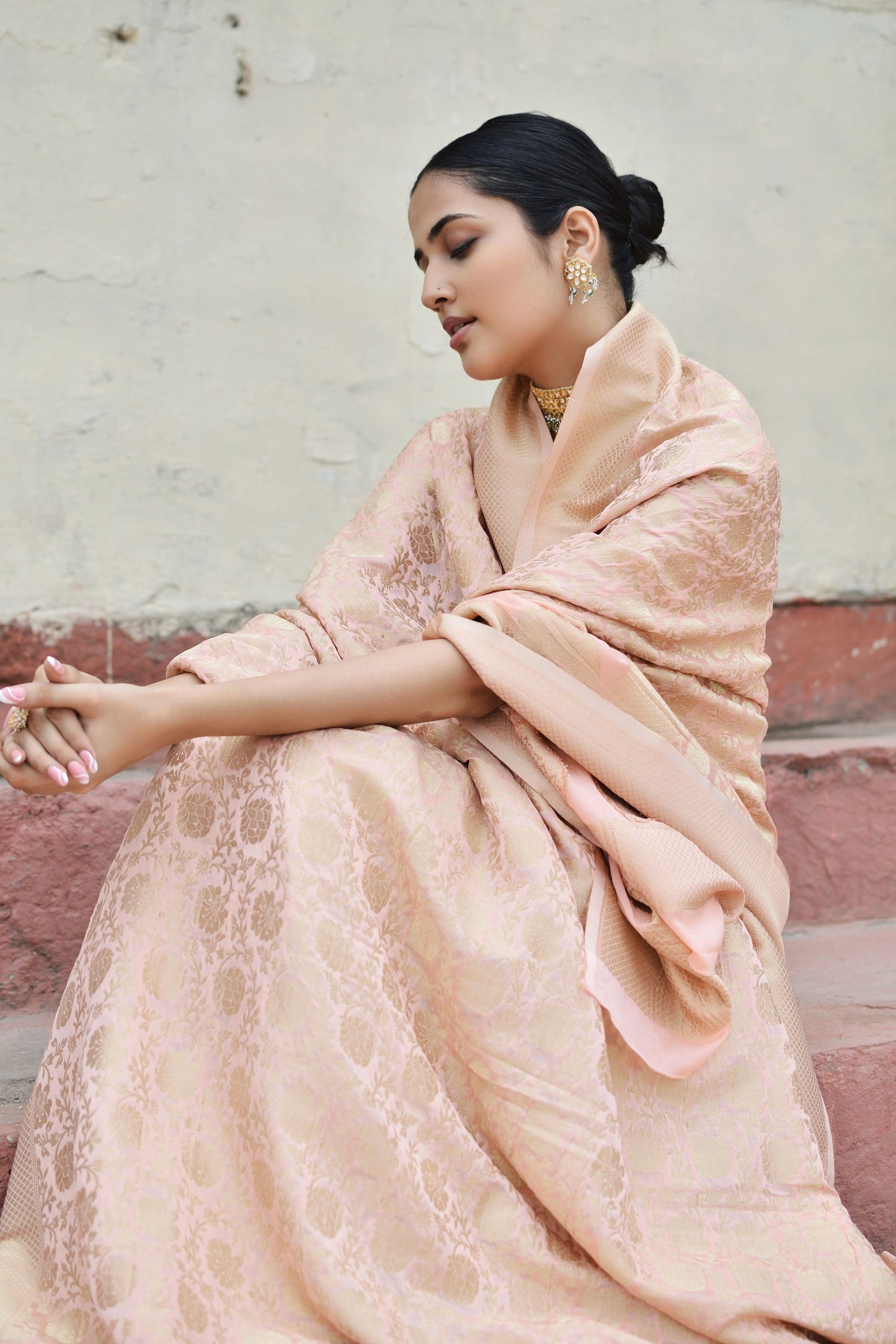 Georgette Brocade - Madhura