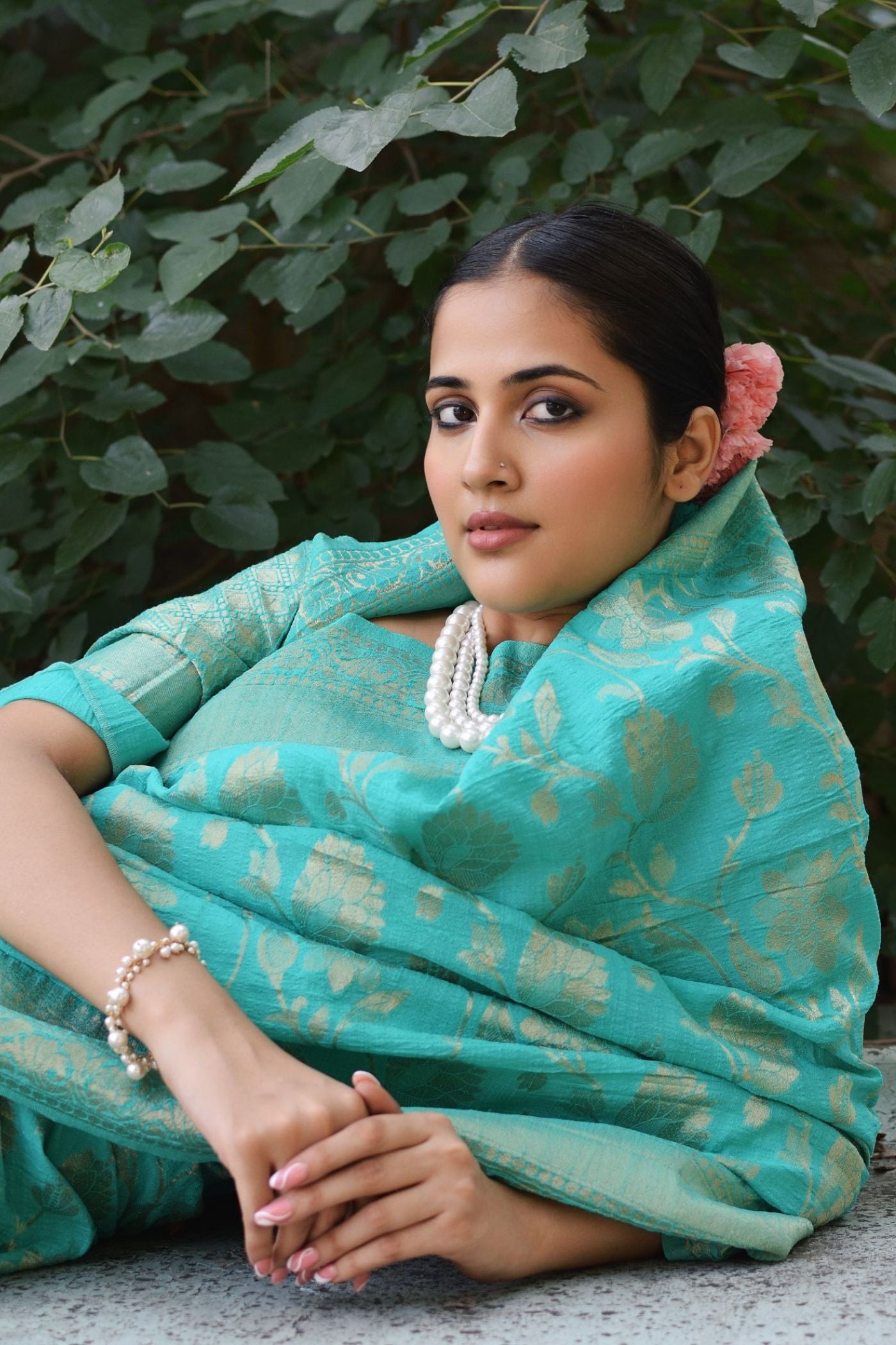Georgette Brocade - Rooprekha