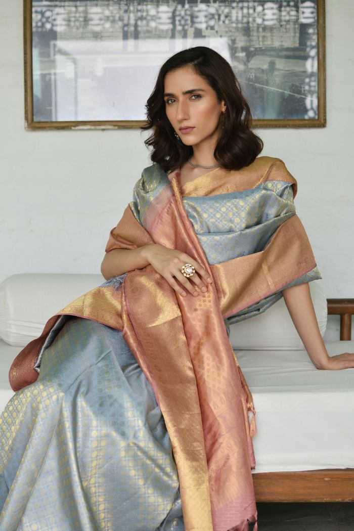 Silk Tissue Saree - Navya