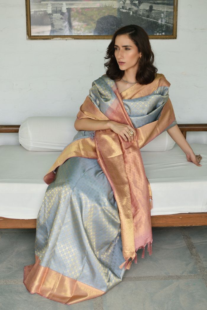Silk Tissue Saree - Navya