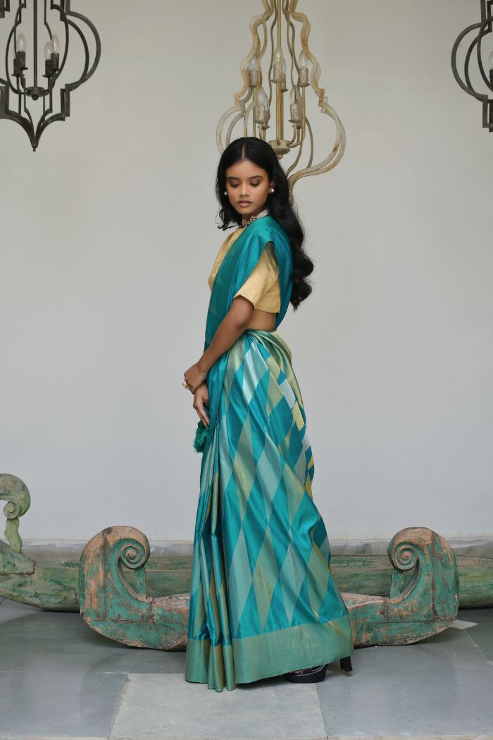 Silk Tissue Saree - Raagini
