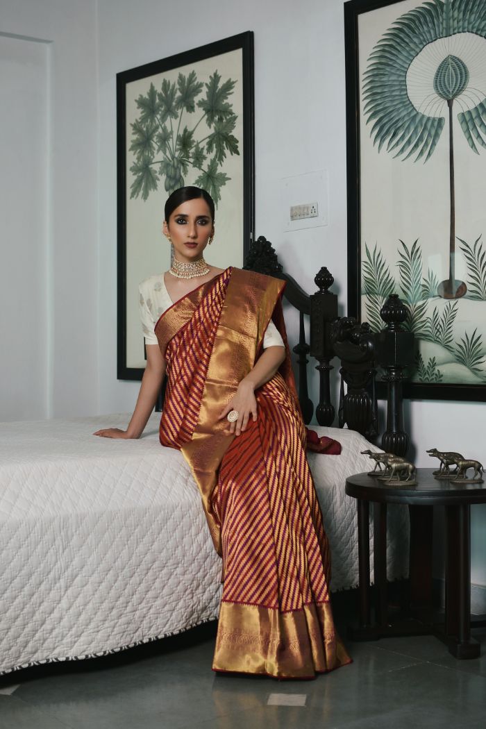 Silk Tissue Saree - Nayika