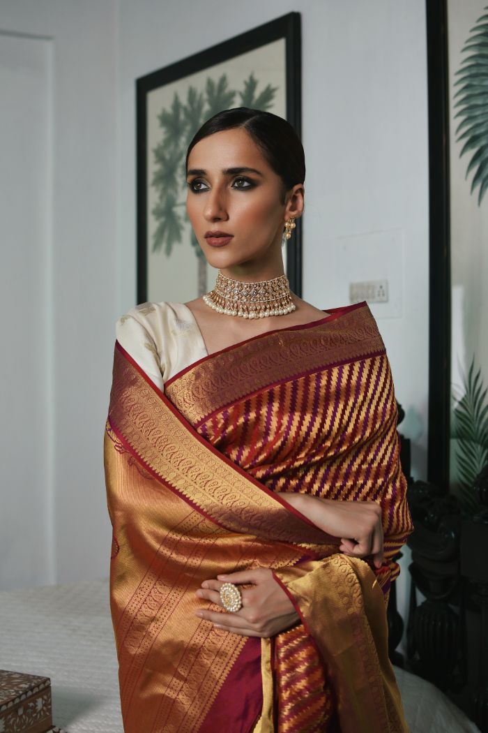 Silk Tissue Saree - Nayika