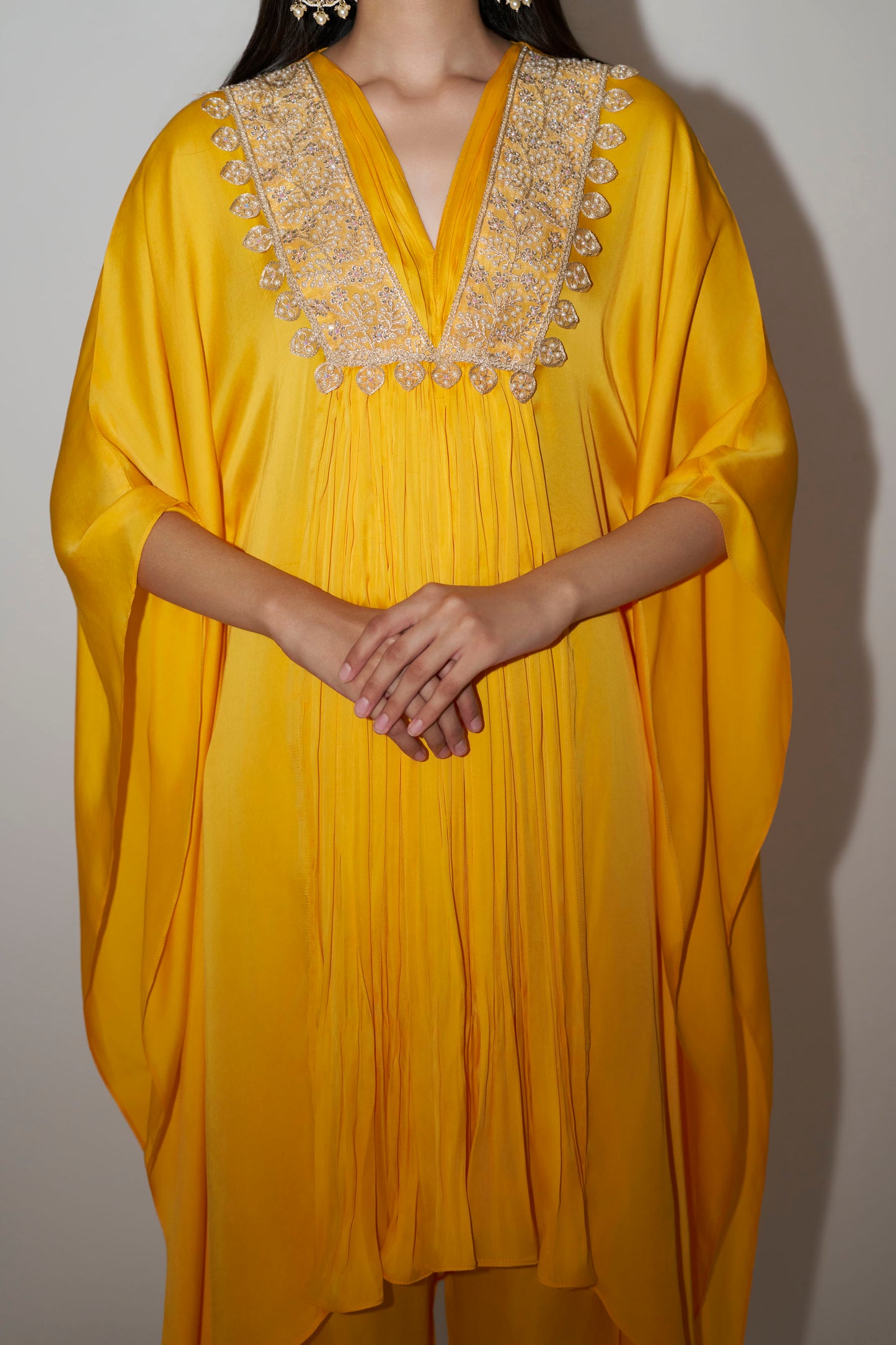 Haldi Yellow Suit Set