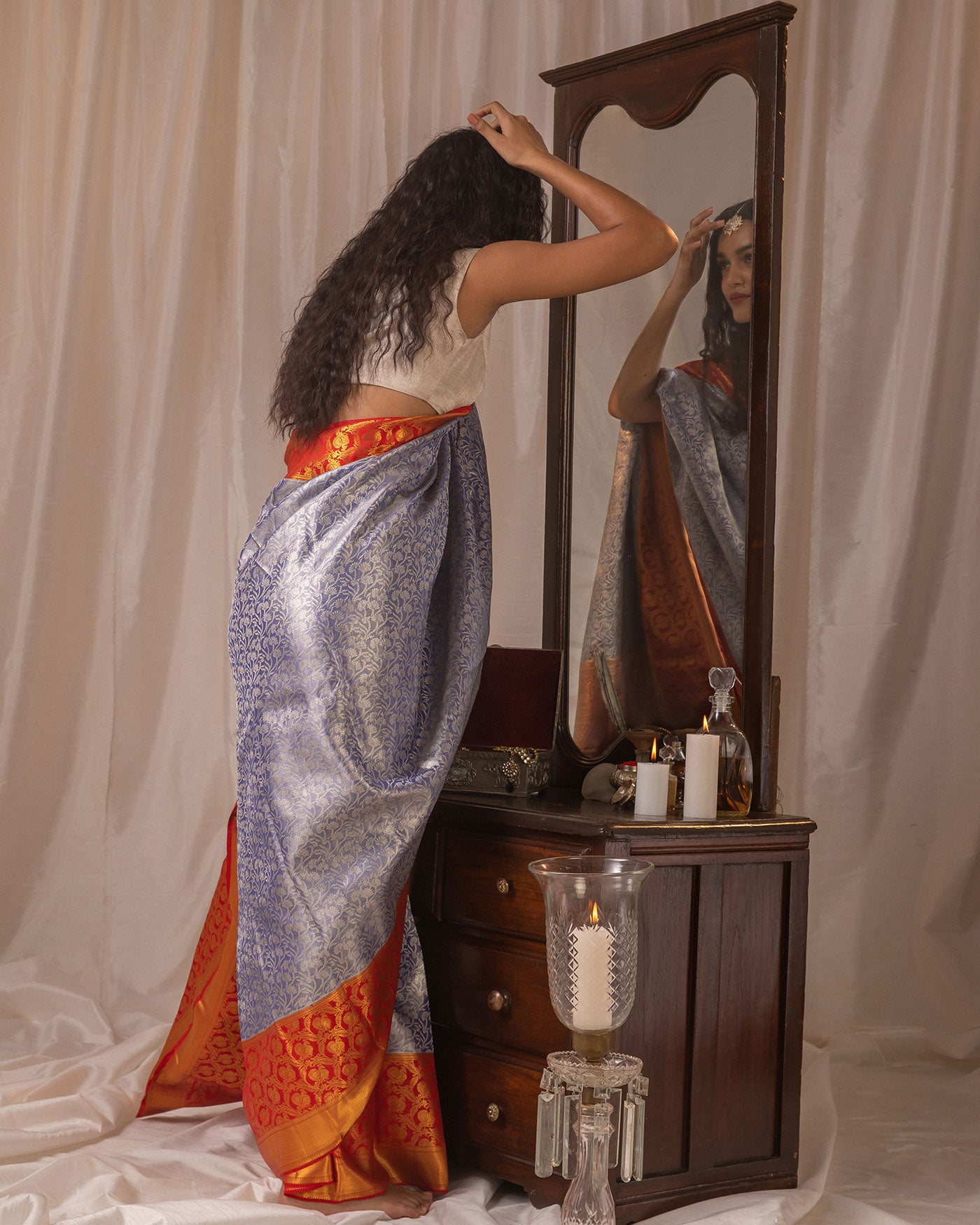 Silk Tissue Saree - Anchal