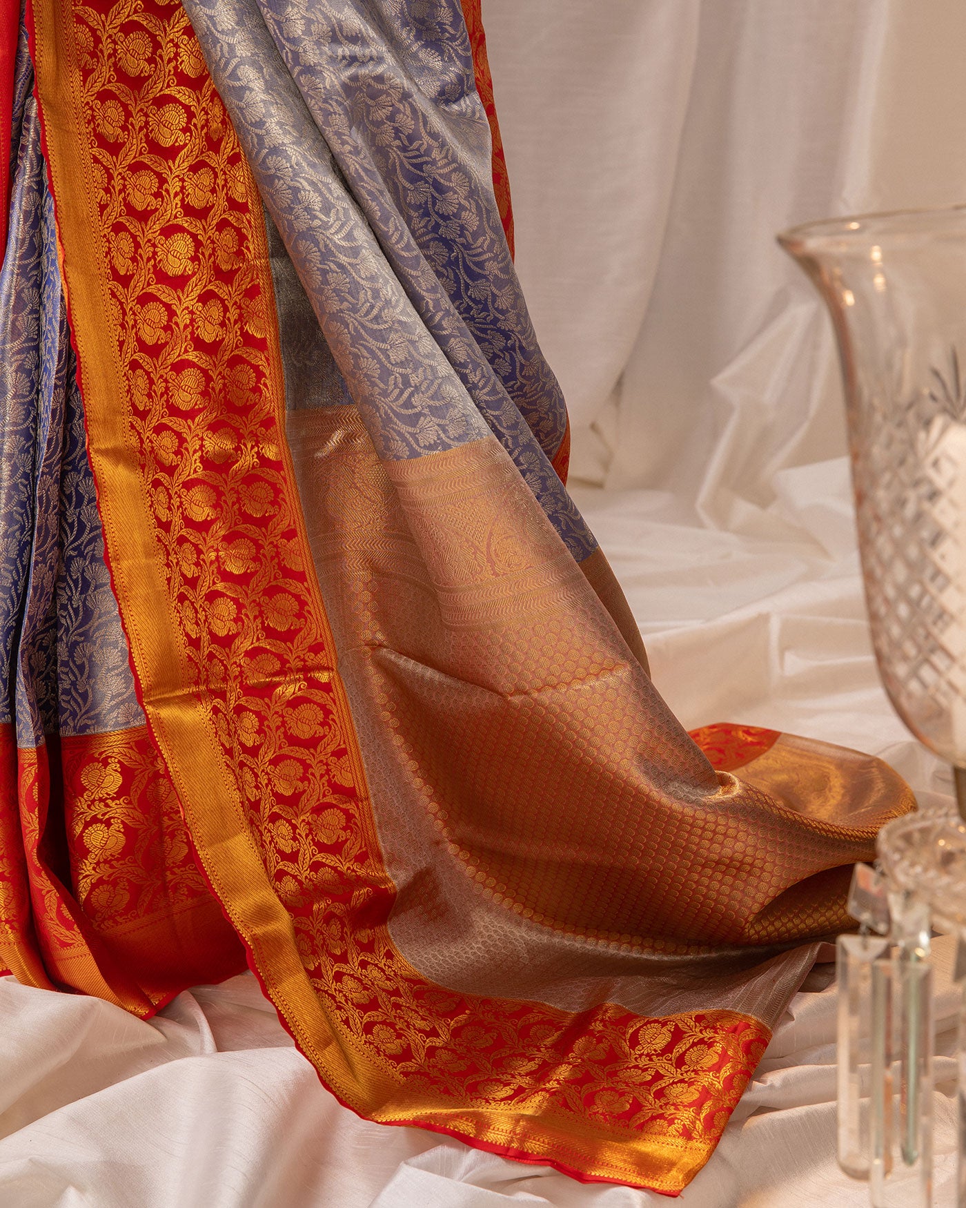 Silk Tissue Saree - Anchal