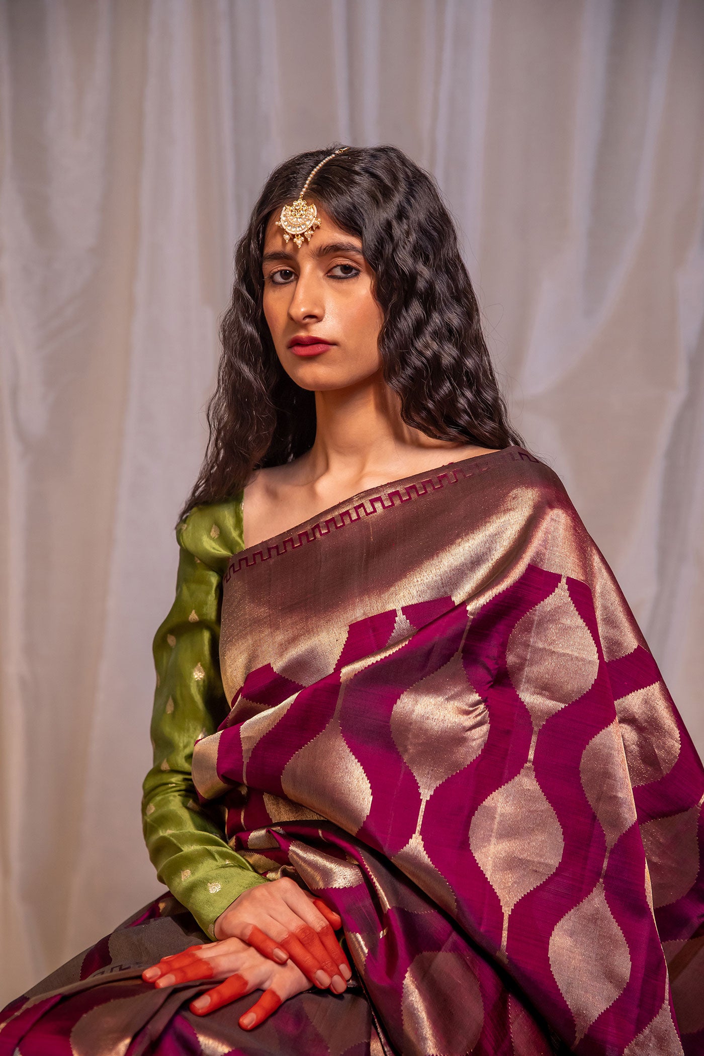 Kanchipuram Silk Saree - Kajal