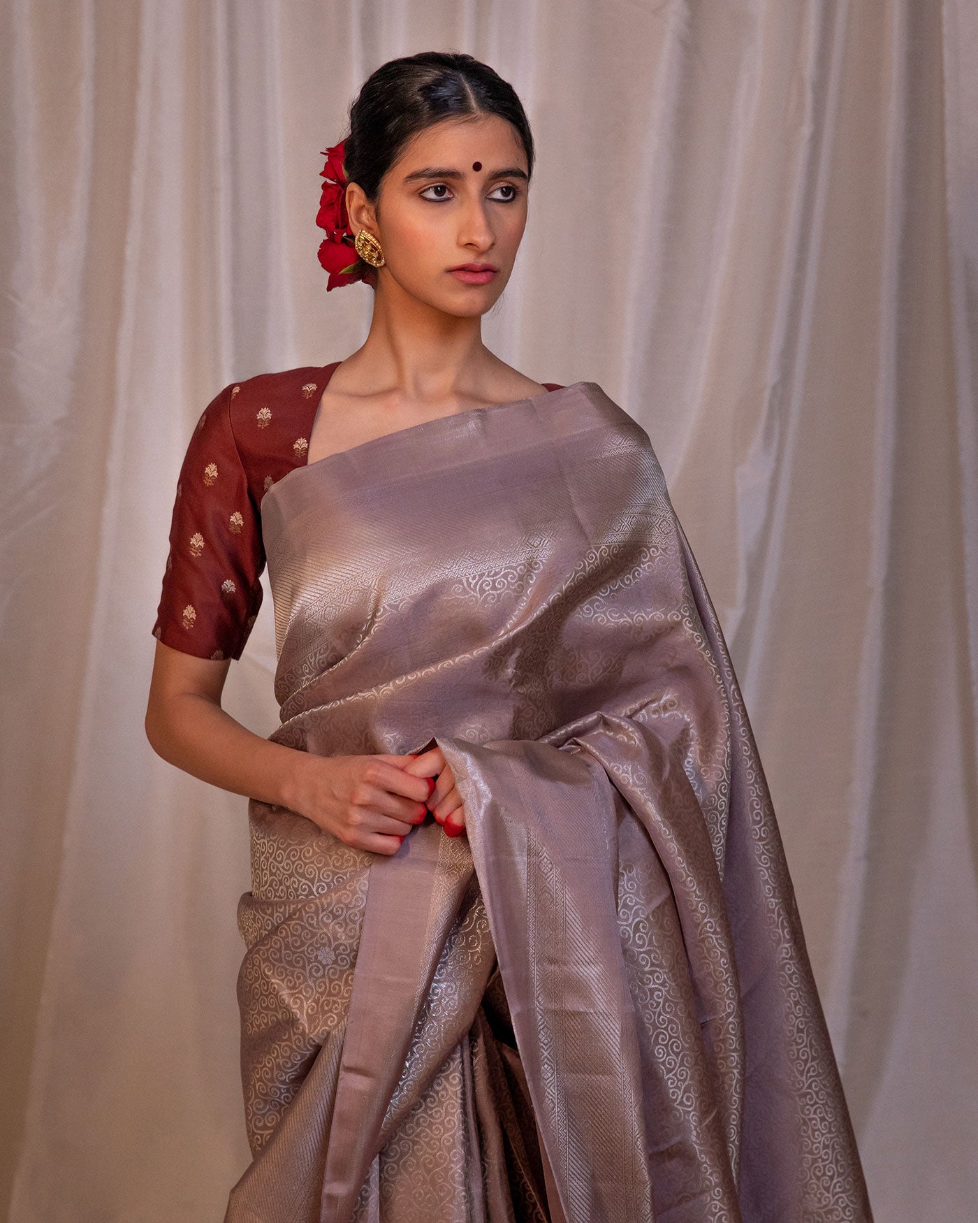 Kanchipuram Silk Saree - Itr