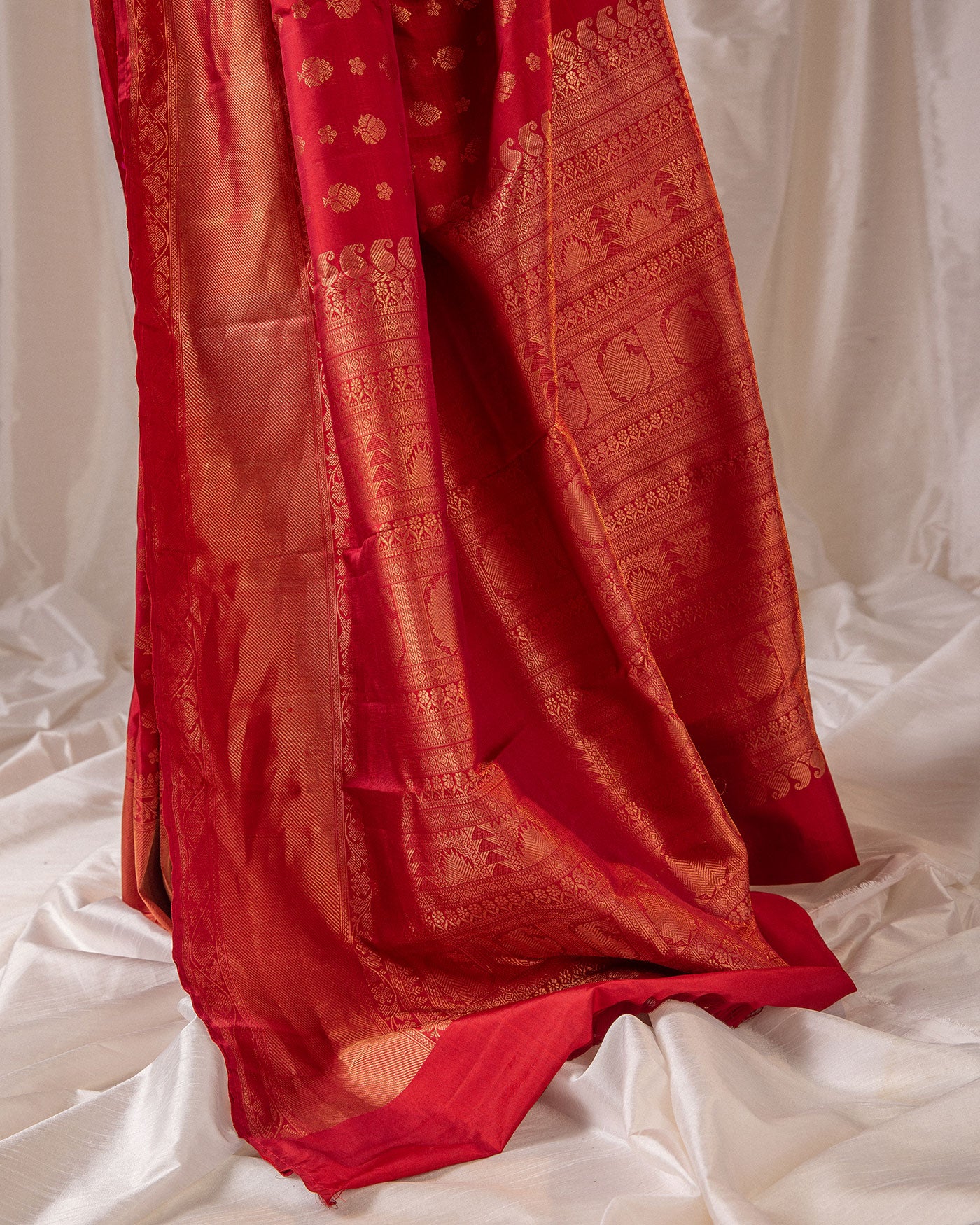 Kanchipuram Silk Saree - Maang