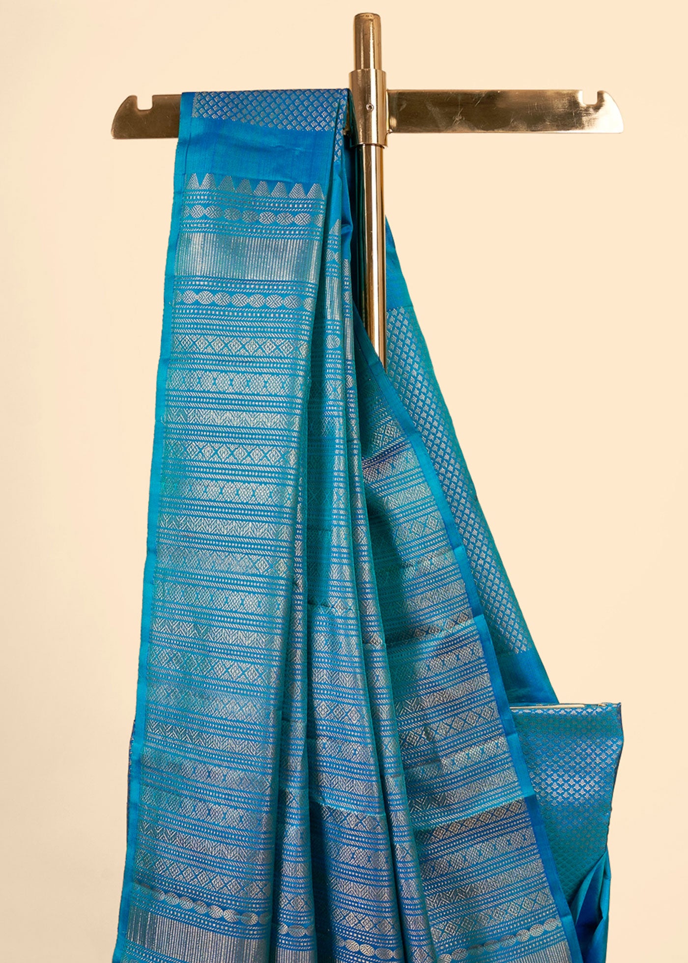 Kanchipuram Silk Saree - Neelam