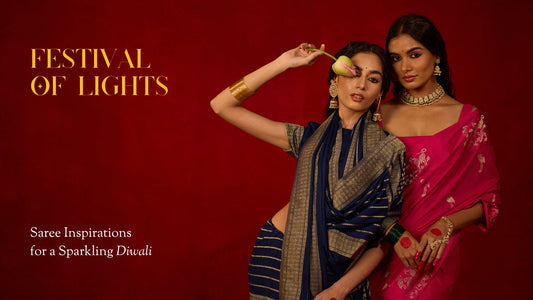 Festival of Lights: Saree Inspirations for a Sparkling Diwali