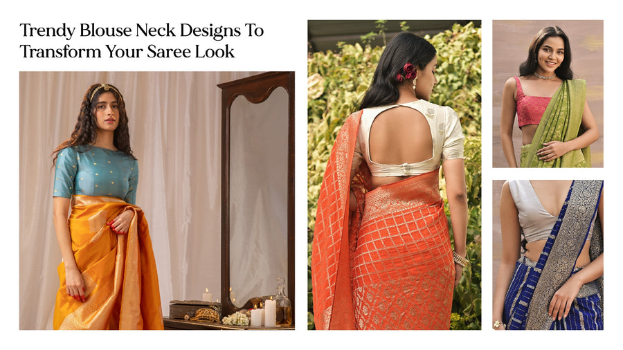 Trendy Blouse Neck Designs To Transform Your Saree Look