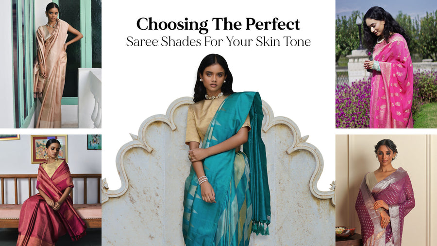 A Guide To Choose The Perfect Saree Shades For Your Skin Tone