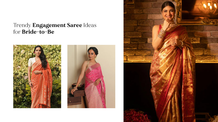 Trendy Engagement Saree Ideas For Bride-To-Be