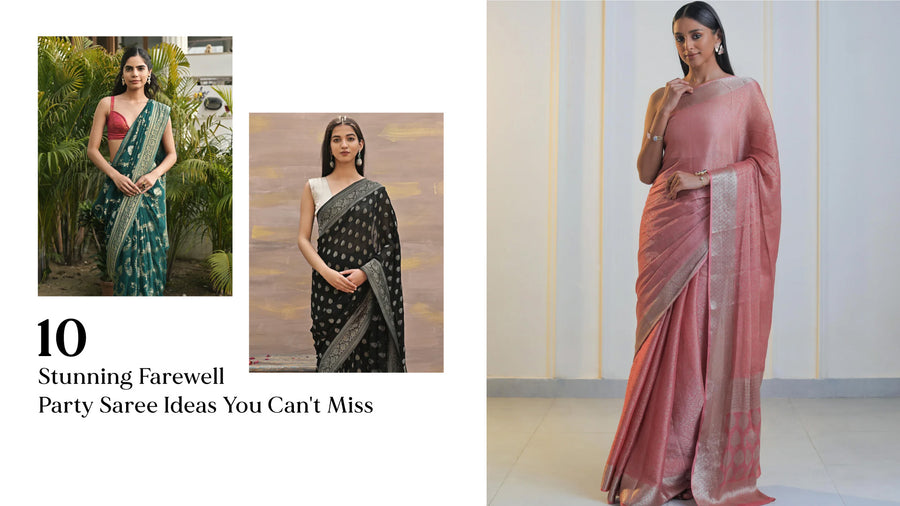 10 Stunning Farewell Party Saree Ideas You Can’t Miss