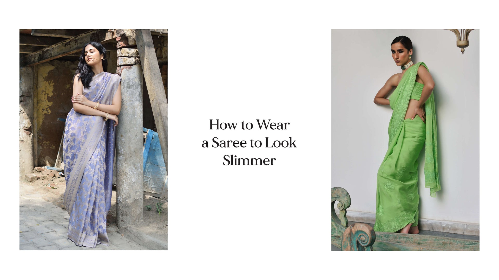 How to look slim in sari - Quora
