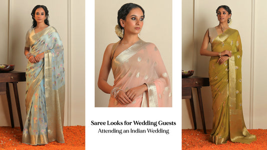Saree Looks For Wedding Guests Attending An Indian Wedding