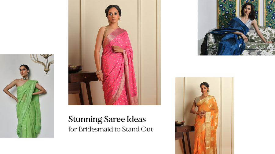Stunning Saree Ideas For Bridesmaid To Stand Out