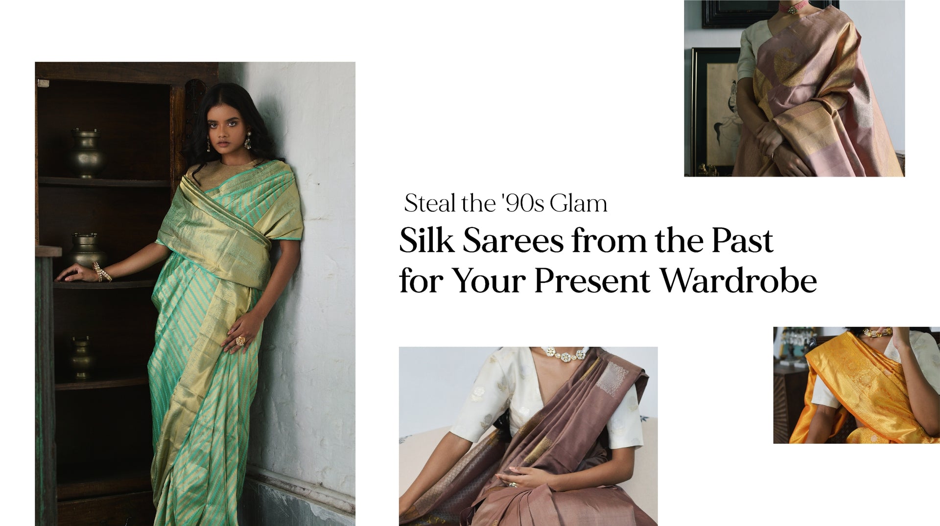 Embracing 90s Silk Sarees In Modern Era