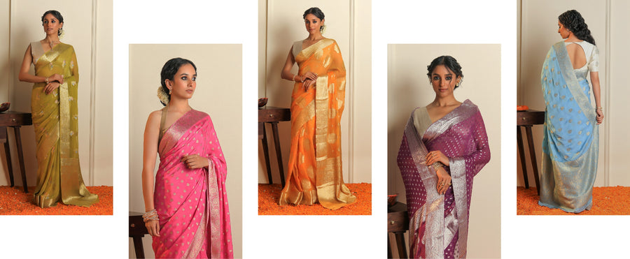 Nine Stunning Navratri Sarees For Every Budget