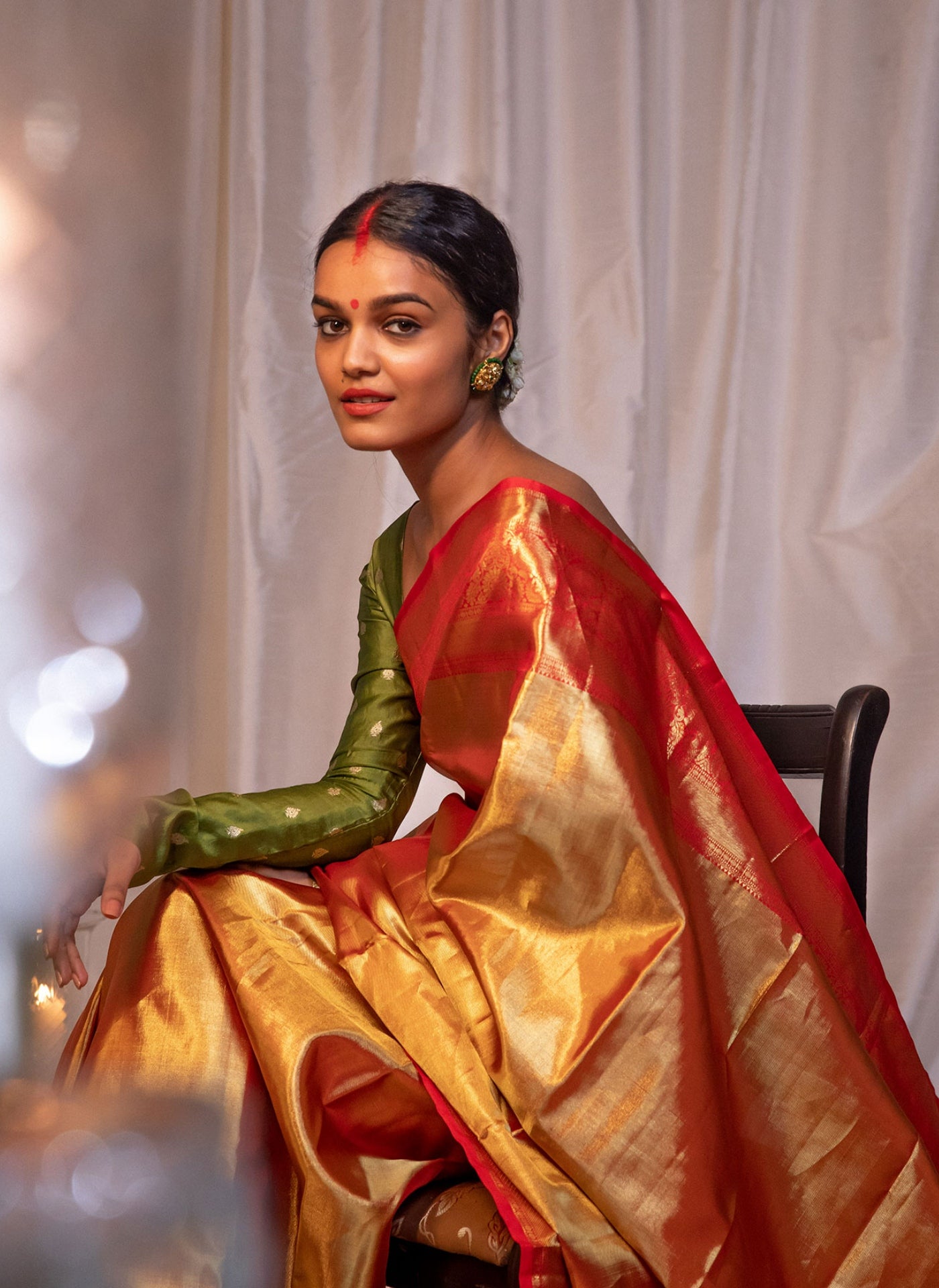 Silk Tissue Saree - Pajeb