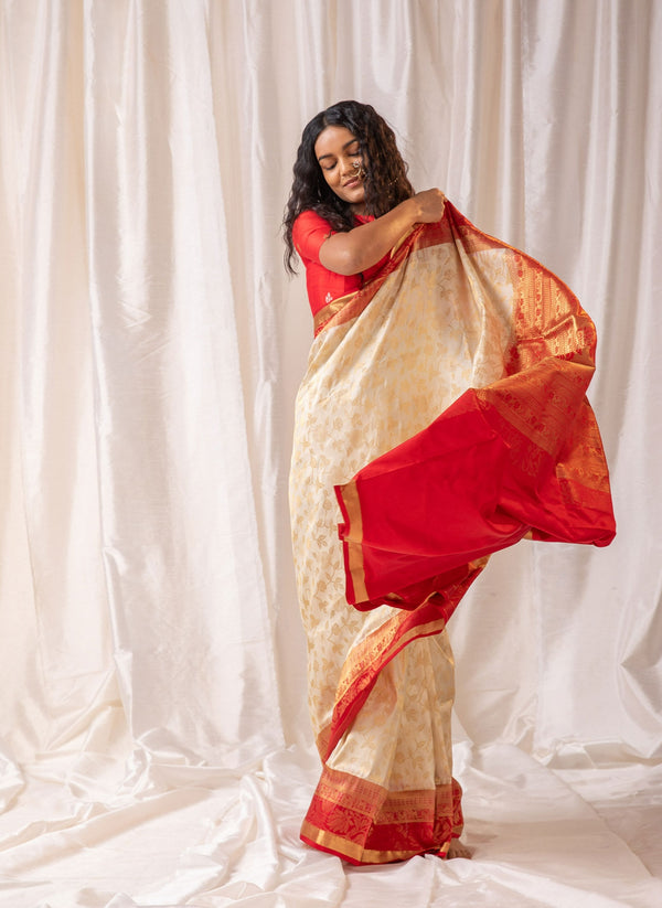 Kanchipuram Silk Saree - Nath