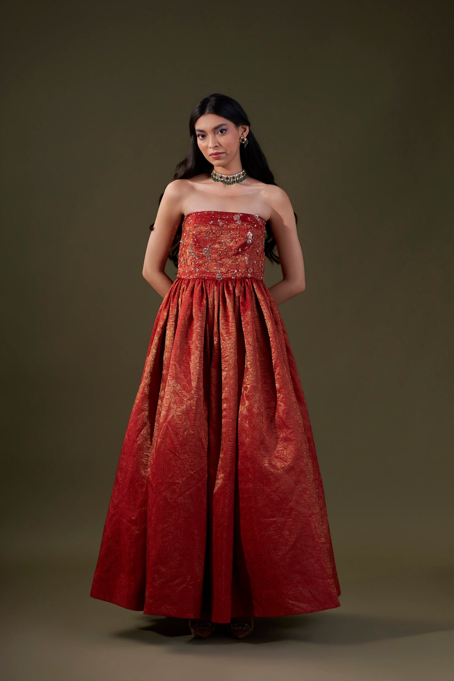 Red Ball Gown