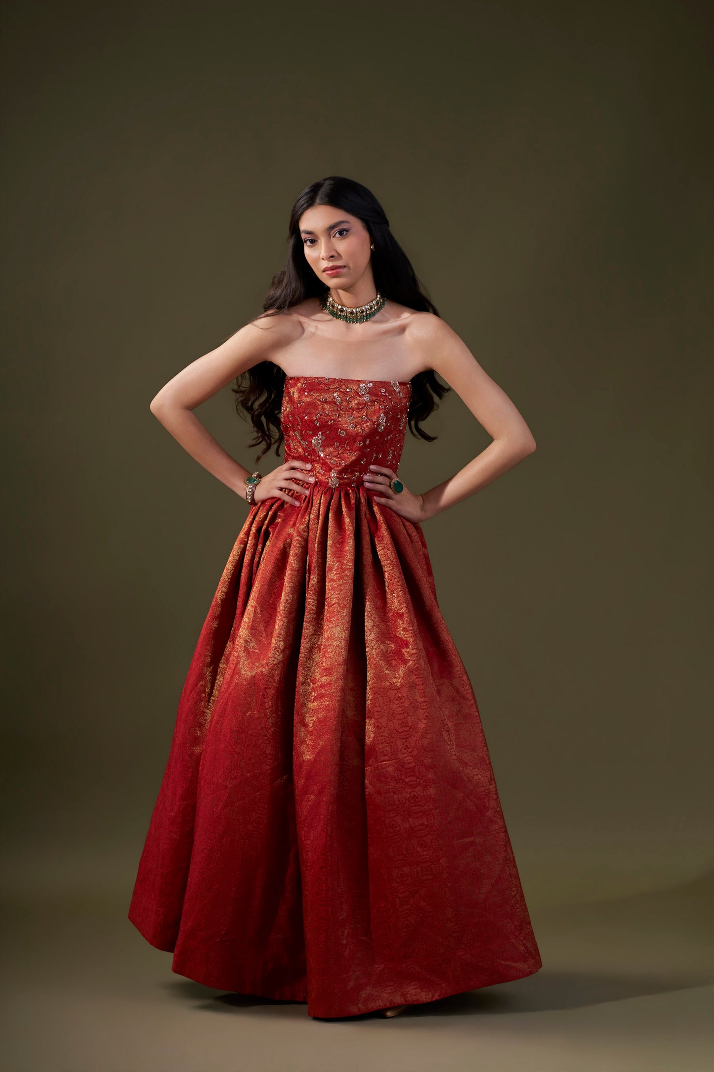 Red Ball Gown
