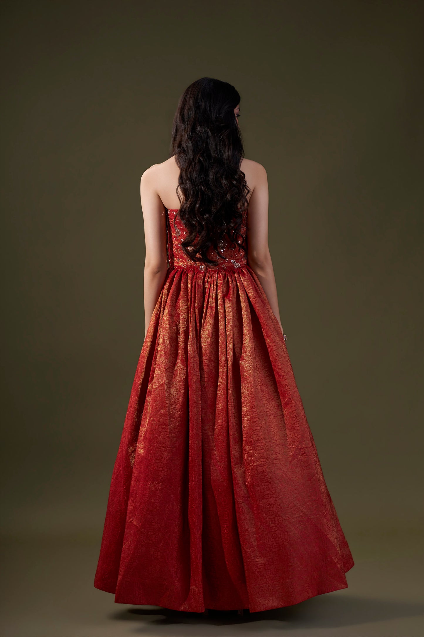 Red Ball Gown