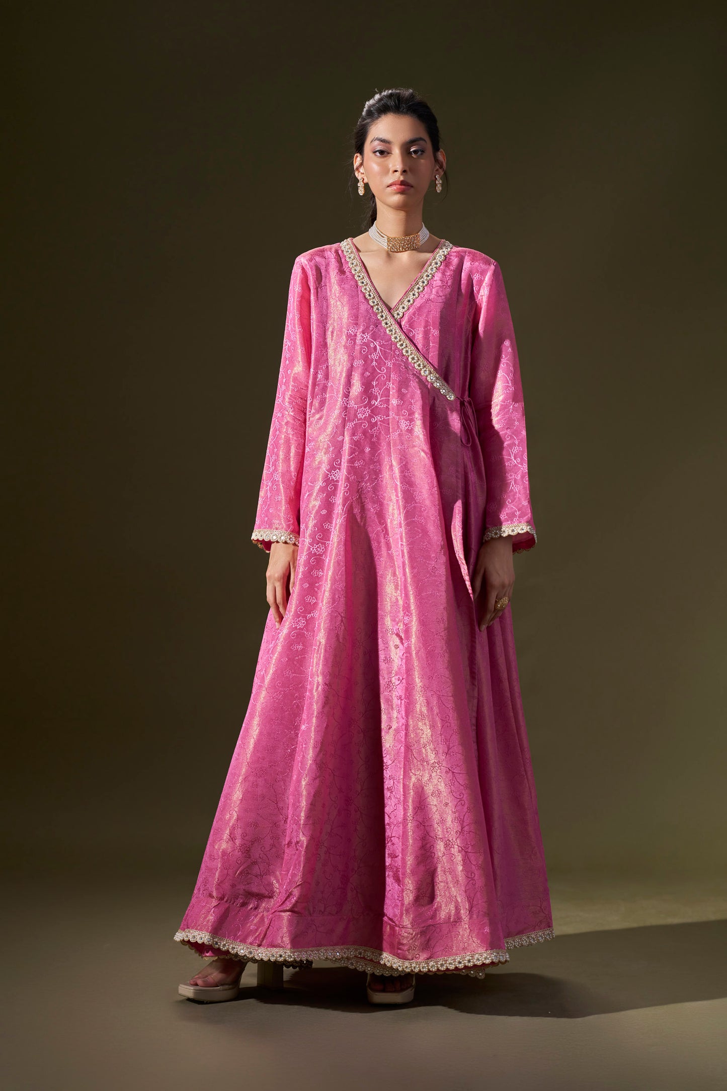Pink Anarkali