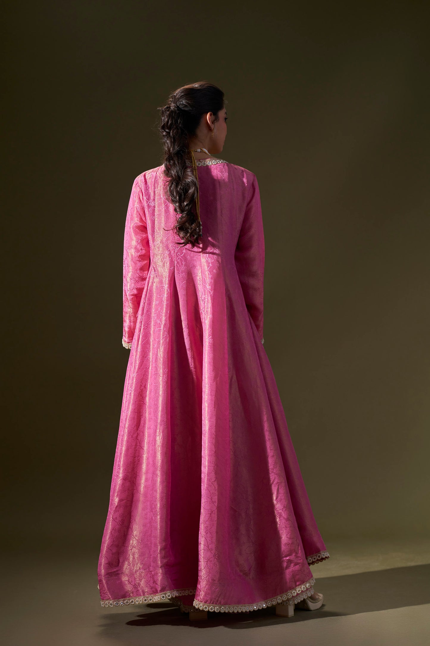 Pink Anarkali