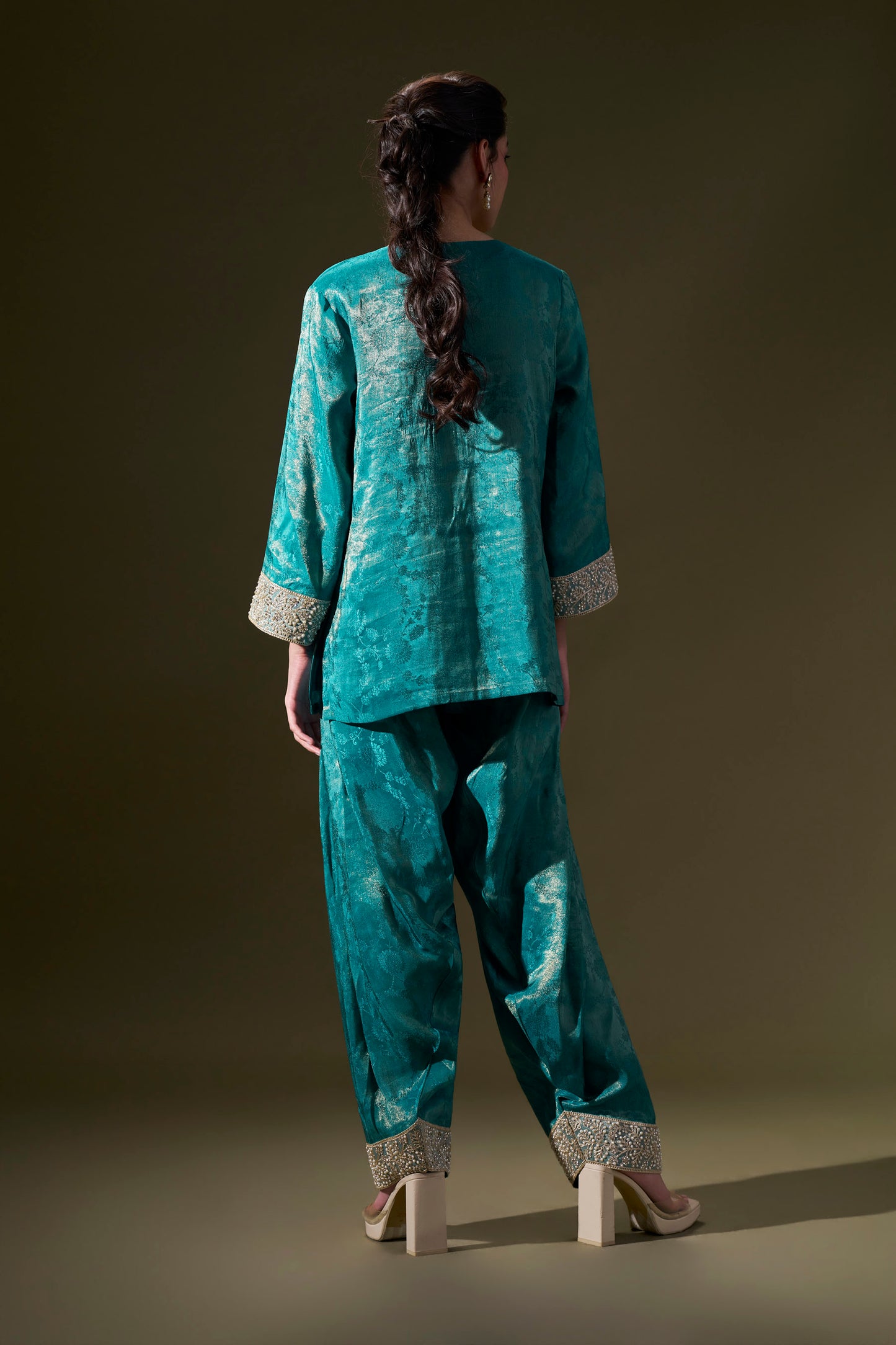 Teal Blue Co-ord Set