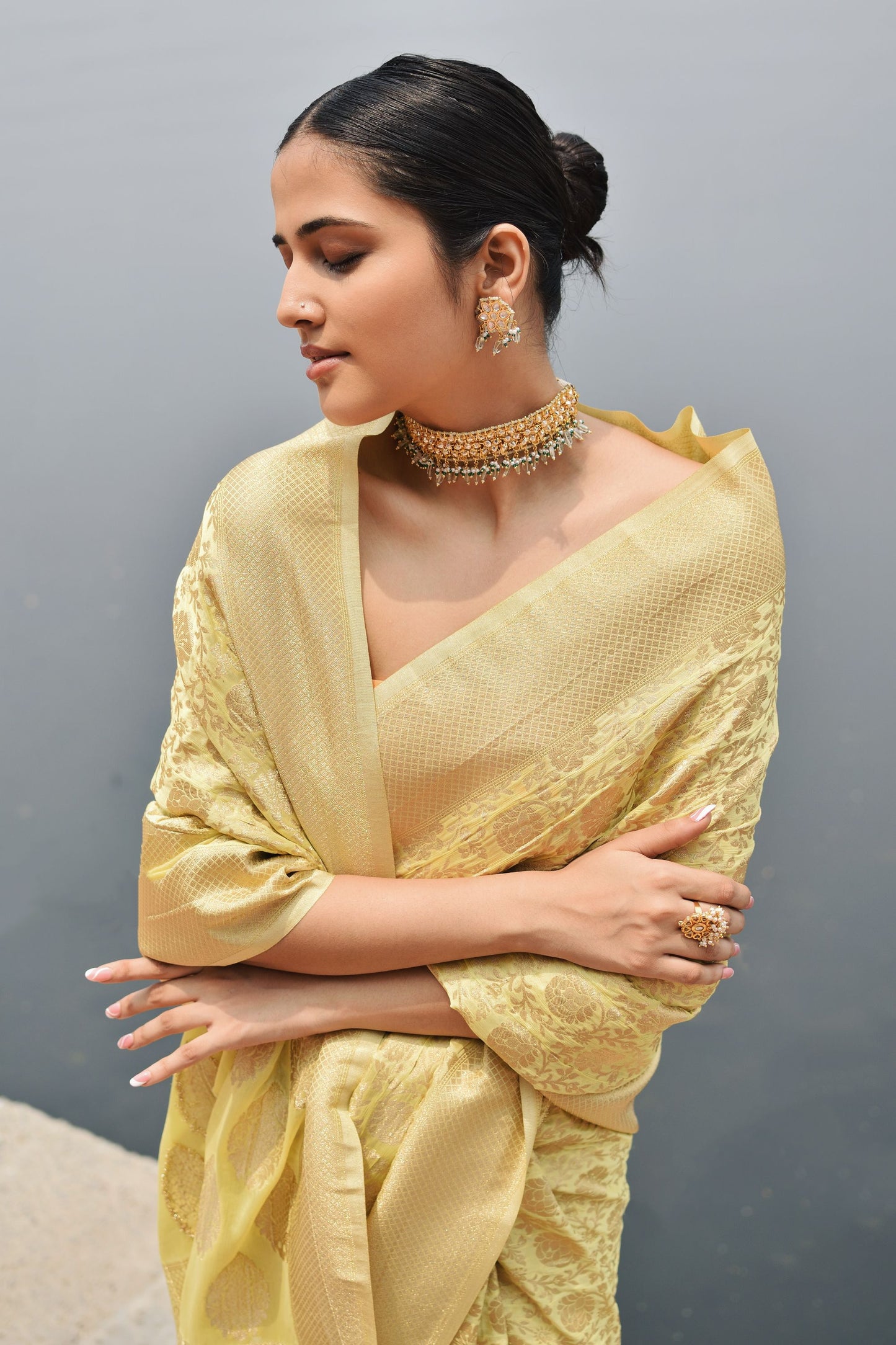 Georgette Brocade - Madhura
