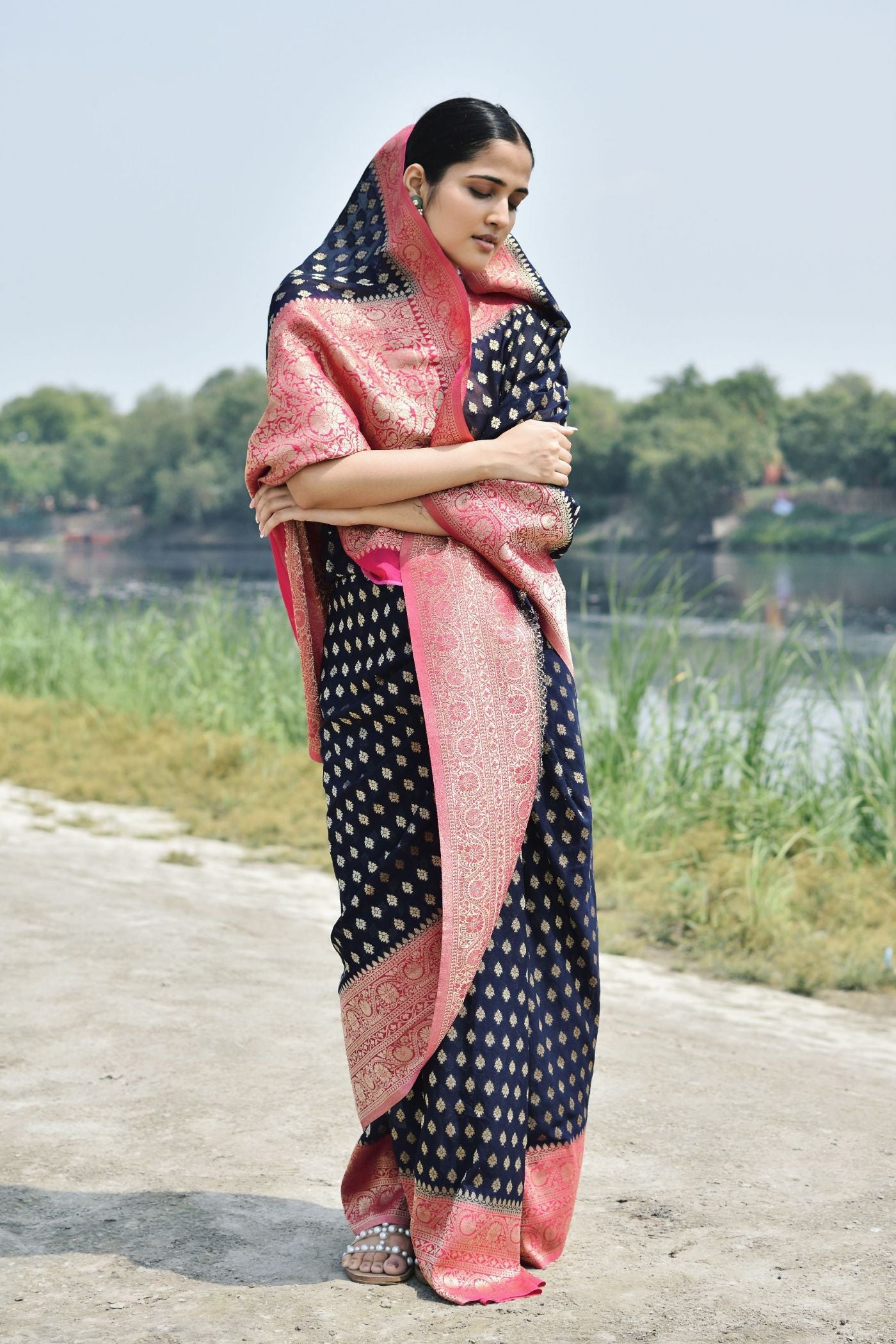 Georgette Brocade - Kavita