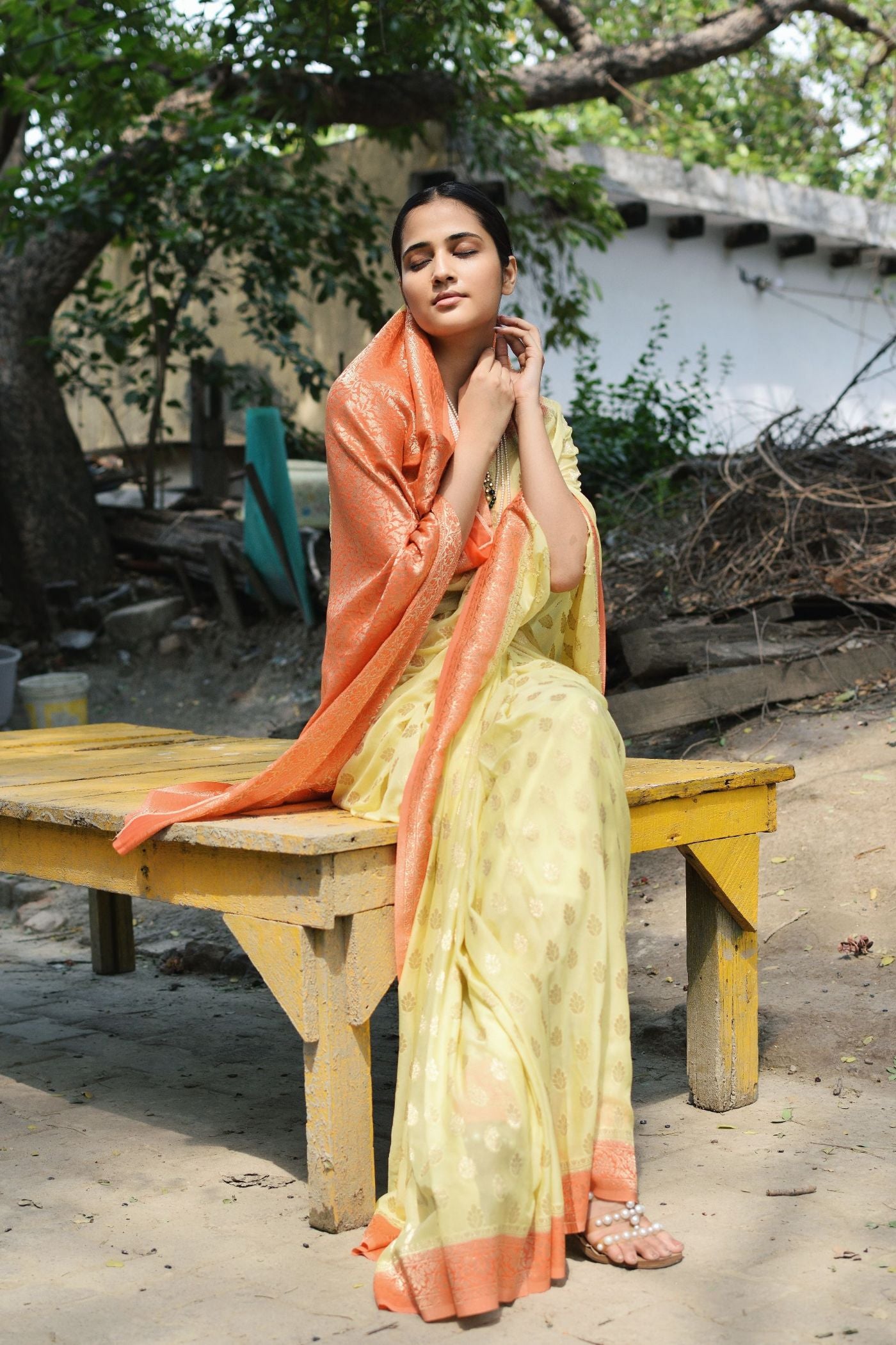 Georgette Brocade - Shringaar