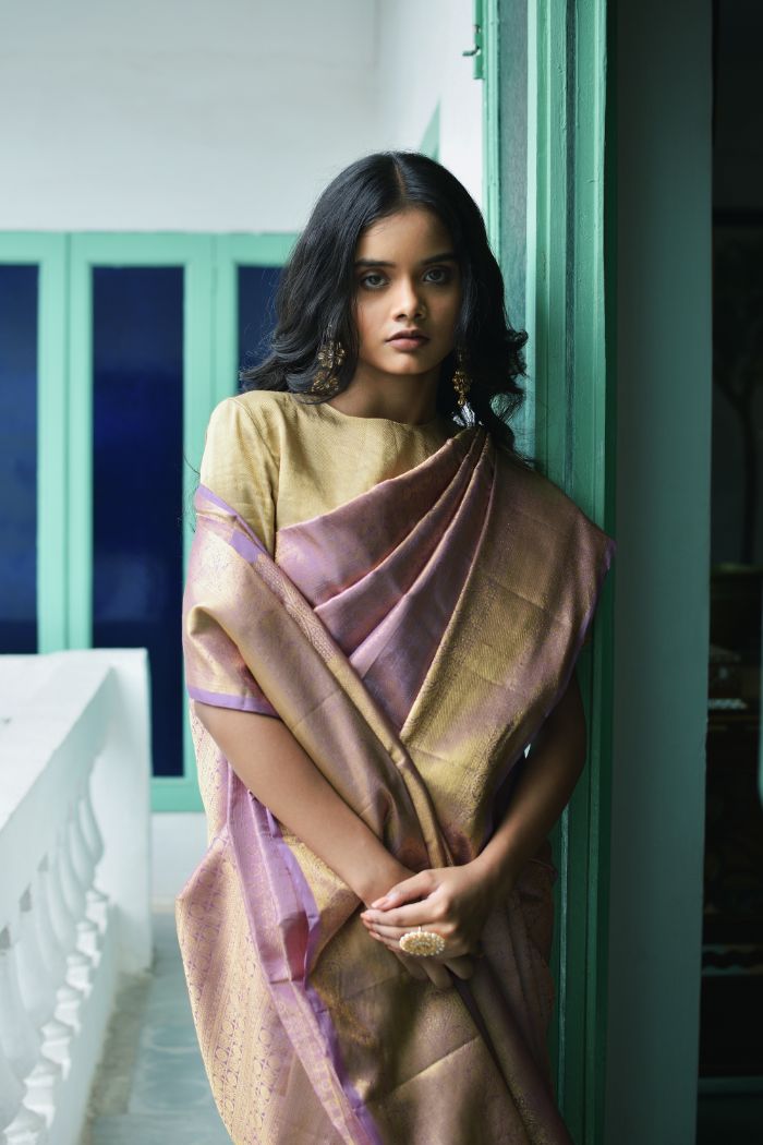 Silk Tissue Saree - Rayna