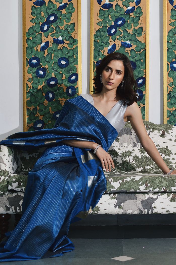 Silk Tissue Saree - Rajvee