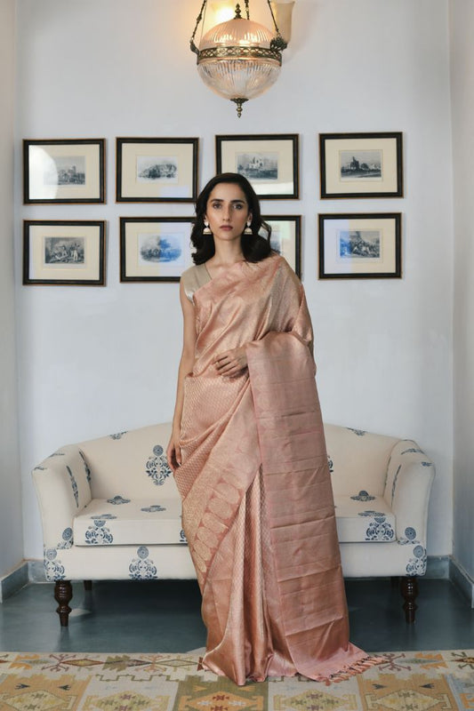 Silk Tissue Saree - Rajtaraang