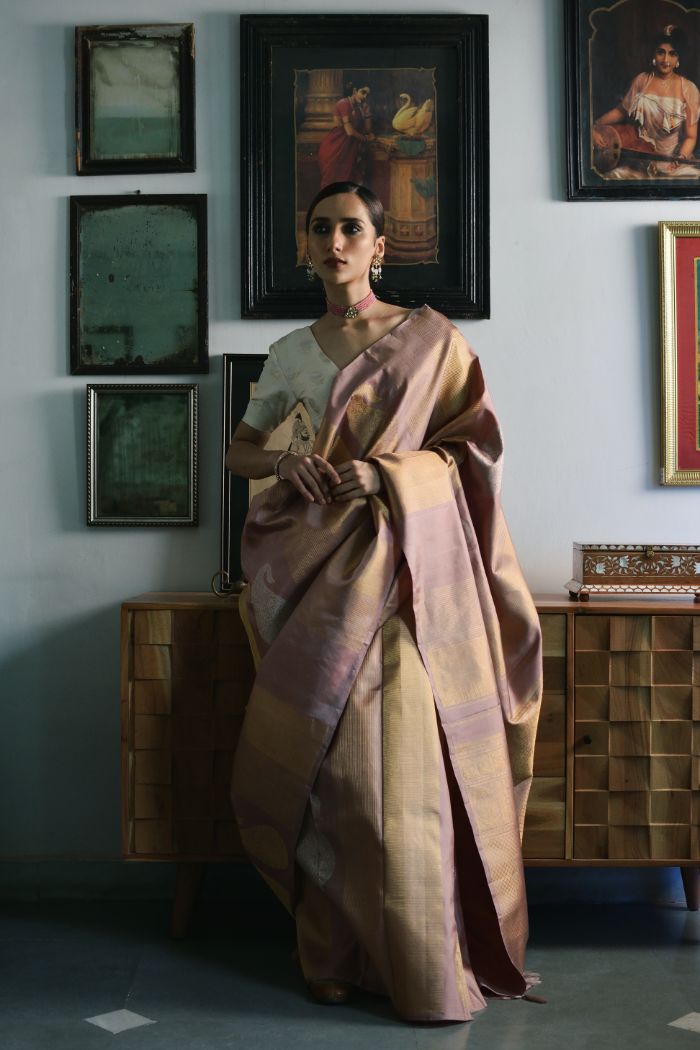 Silk Tissue Saree - Yeetika