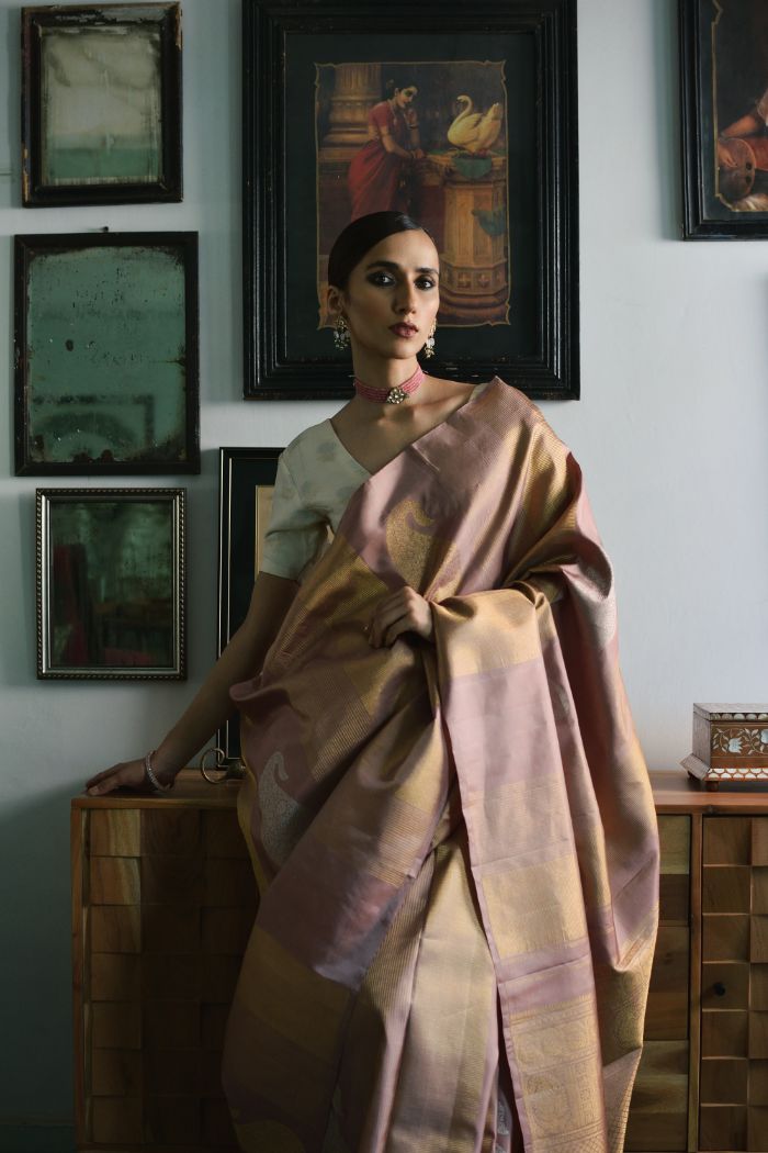 Silk Tissue Saree - Yeetika
